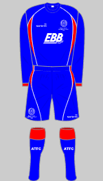 aldershot town 2008-09 third kit