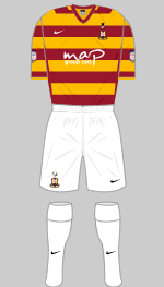 bradford city fc 2012-13 home kit