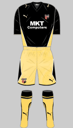 brentford 2009-10 alternate away kit