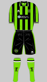 brighton & hove albion 2011-12 away kit