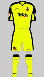 exeter city 2018-19 change kit