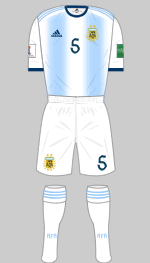 argentina 2019 WWC white shorts