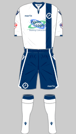 millwall fc 2015-16 change kit