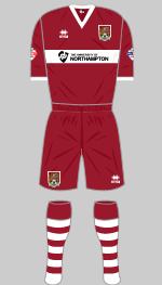 northampton town fc 2014-15 1st kit