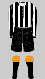 notts county 1952-53 kit