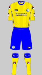 rochdale fc 2012-13 away kit