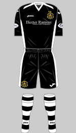 dumbarton fc 2014-15 change kit