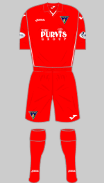 dunfermline athletic 2014-15 change kit