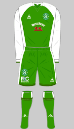 Hibs 2008-09 home kit