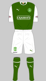 hibernian fc 2012-13 home kit