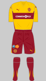 motherwell 2010-11 home kit