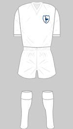 spurs 1961-62 european kit